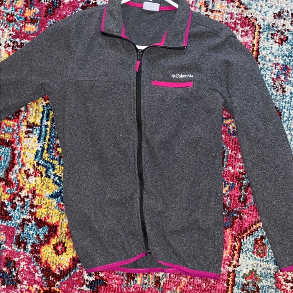 Columbia zip up coat